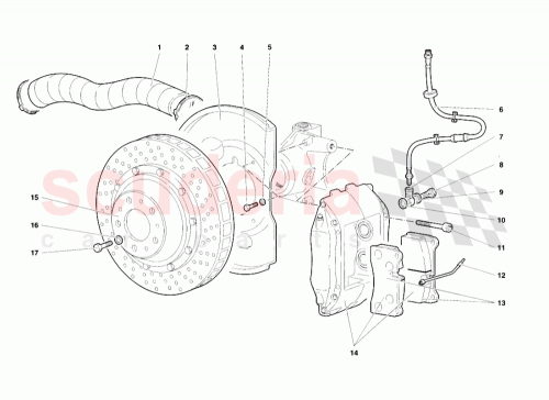 Part Diagram for Lamborghini 003113904