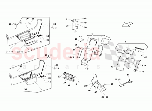 Part Diagram for Lamborghini 418711461A