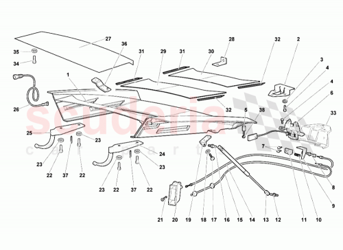Part Diagram for Lamborghini 418827604