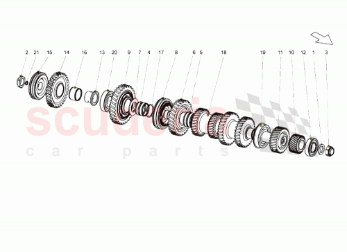 Part Diagram for Lamborghini 086311235A