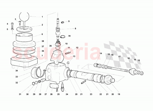 Part Diagram for Lamborghini N124101