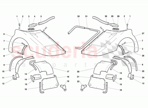 Part Diagram for Lamborghini 008700662
