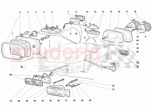 Part Diagram for Lamborghini 006337097