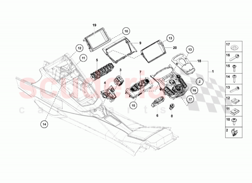 Part Diagram for Lamborghini 470927225