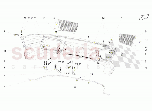 Part Diagram for Lamborghini 400945119B
