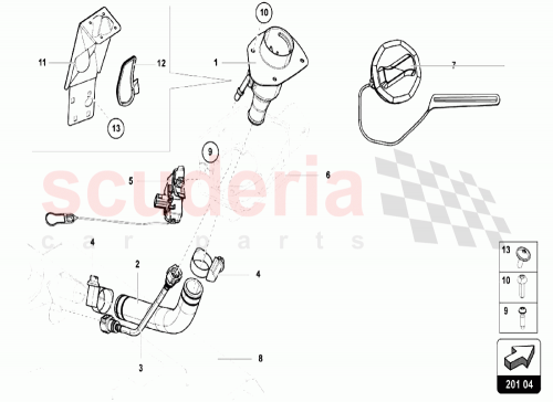 Part Diagram for Lamborghini N91188304