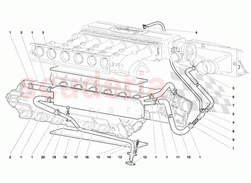 Part Diagram for Lamborghini 001532657