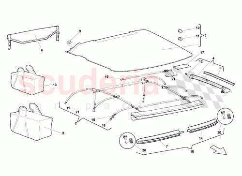 Part Diagram for Lamborghini 410837549