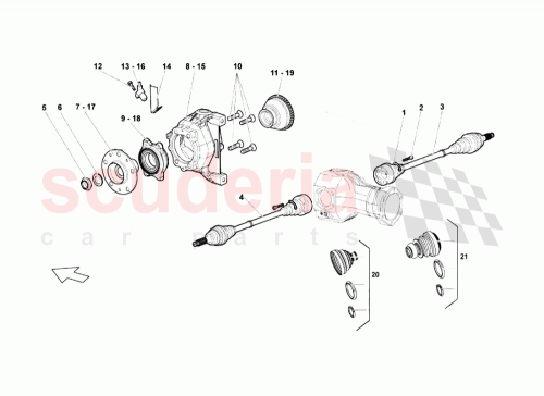 Part Diagram for Lamborghini 410407302C