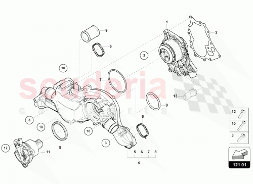 Part Diagram for Lamborghini WHT007809