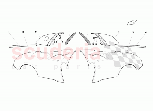 Part Diagram for Lamborghini N402936