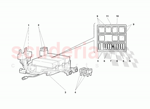 Part Diagram for Lamborghini 006137488