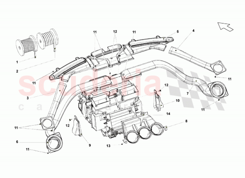Part Diagram for Lamborghini 400819870A