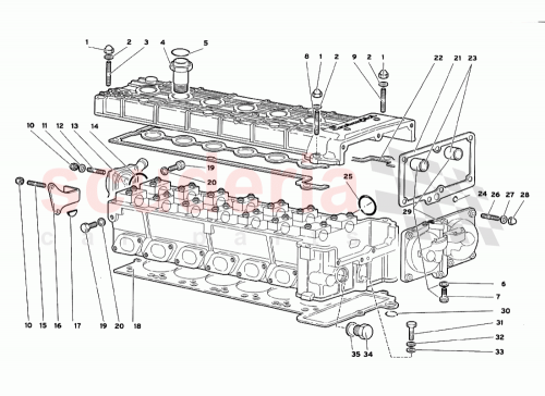 Part Diagram for Lamborghini 0011005230