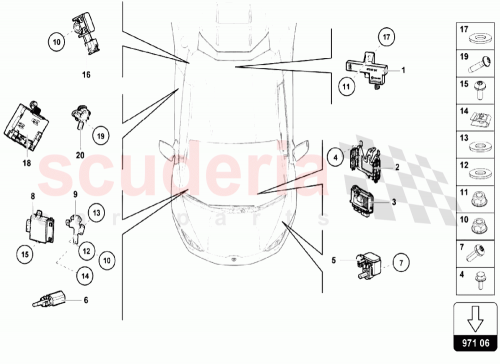 Part Diagram for Lamborghini 4T0959792H