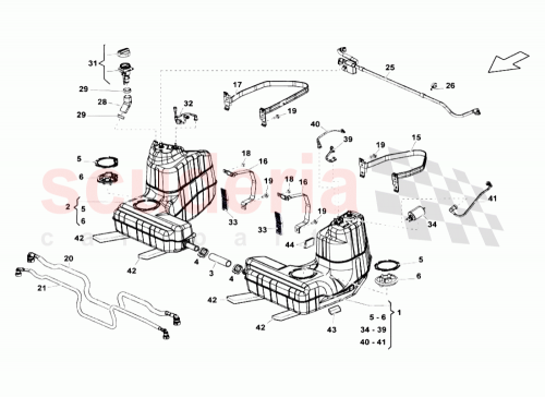 Part Diagram for Lamborghini 420201449