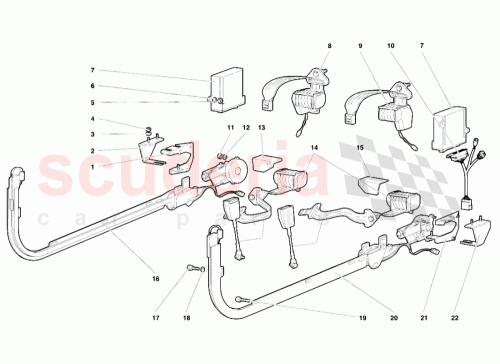 Part Diagram for Lamborghini 009490307