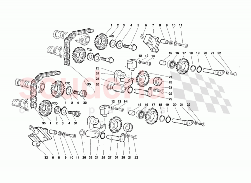 Part Diagram for Lamborghini 001225275