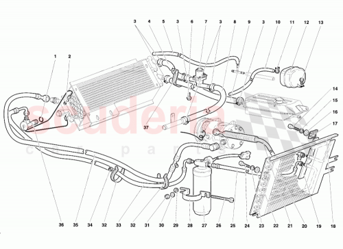 Part Diagram for Lamborghini 004535414