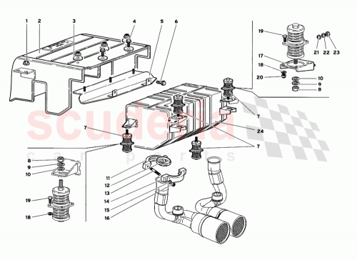 Part Diagram for Lamborghini 0044004543