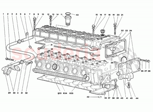 Part Diagram for Lamborghini 0011006604