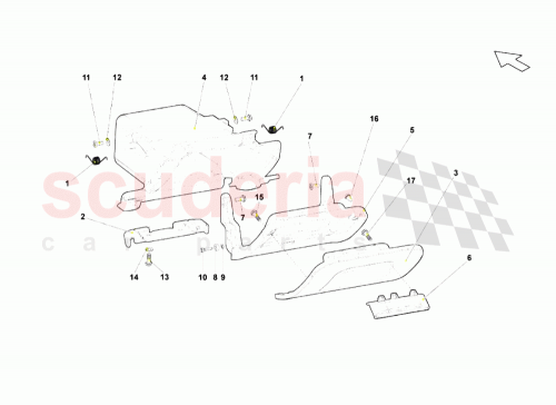 Part Diagram for Lamborghini 402858922A
