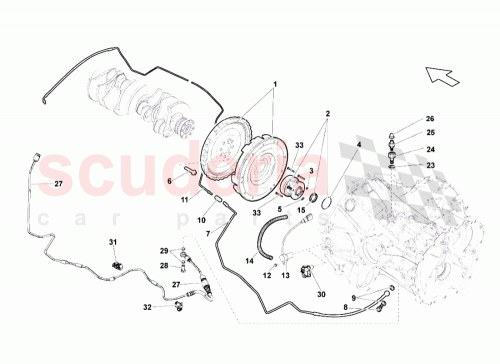 Part Diagram for Lamborghini 400721461B
