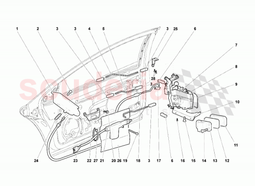 Part Diagram for Lamborghini 418837012A