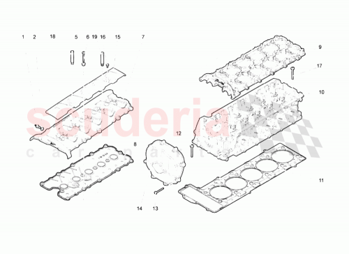 Part Diagram for Lamborghini 07L103064A