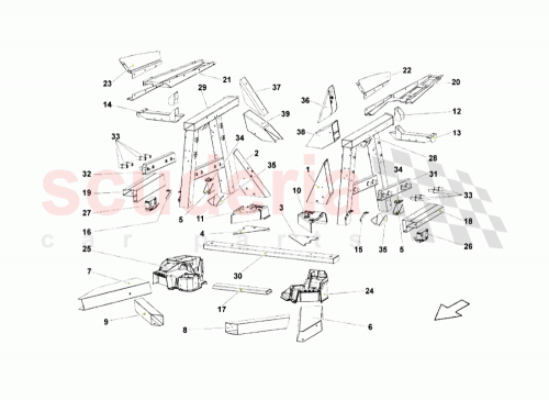 Part Diagram for Lamborghini 400813709