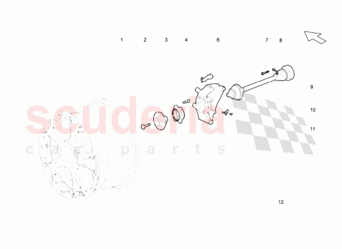 Part Diagram for Lamborghini 400501212C