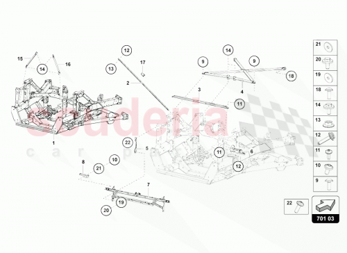 Part Diagram for Lamborghini 470813031F