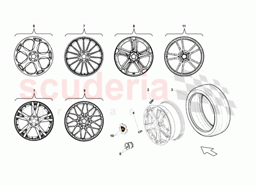Part Diagram for Lamborghini 400601025E