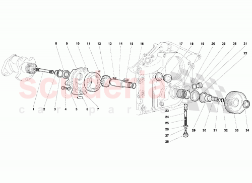 Part Diagram for Lamborghini 008575000