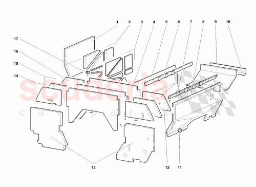 Part Diagram for Lamborghini 009955406