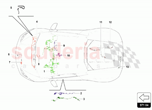 Part Diagram for Lamborghini 4T1971051A