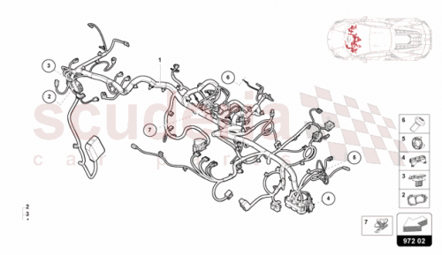 Part Diagram for Lamborghini 3D0971830J