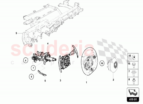 Part Diagram for Lamborghini N90799102