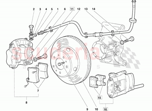 Part Diagram for Lamborghini 003327754