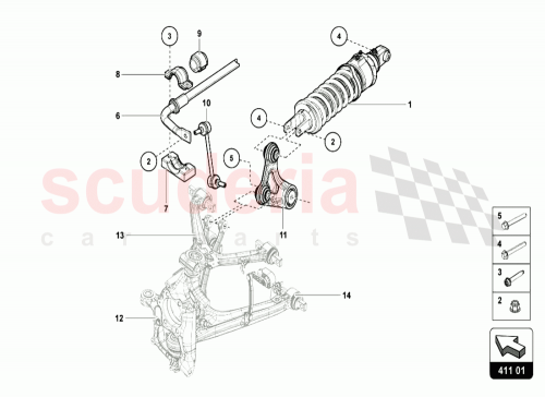 Part Diagram for Lamborghini 470412019N