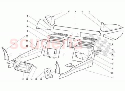 Part Diagram for Lamborghini 009458230