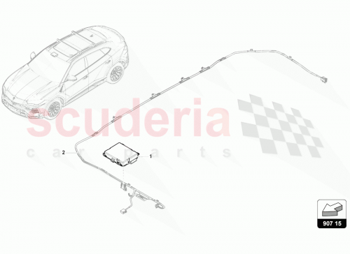 Part Diagram for Lamborghini 4K0907594AC