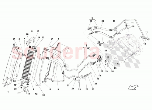 Part Diagram for Lamborghini 400317830E