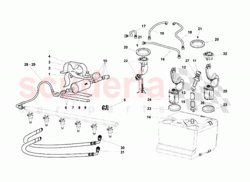 Part Diagram for Lamborghini 410201217A