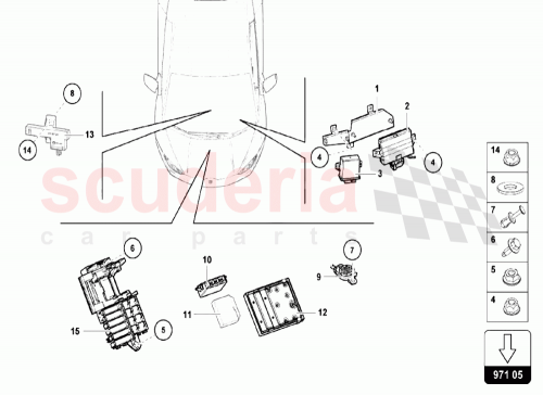 Part Diagram for Lamborghini 5Q0919279