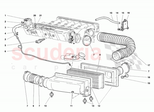 Part Diagram for Lamborghini 0020001199