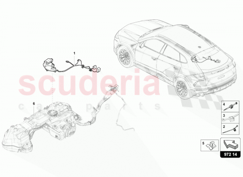 Part Diagram for Lamborghini 4M0971727T