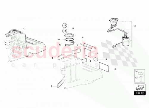 Part Diagram for Lamborghini 470201021G