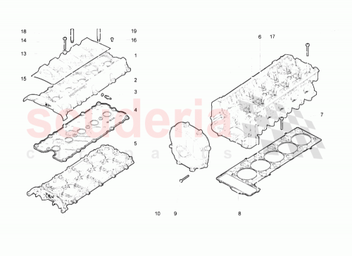 Part Diagram for Lamborghini 07L103063B