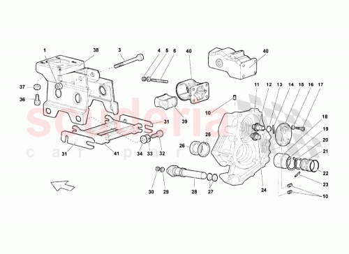 Part Diagram for Lamborghini WHT002945